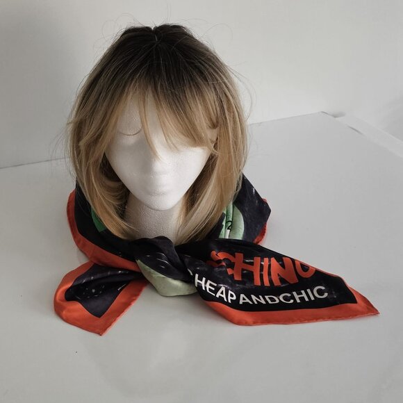 MOSCHINO Olive Oyl Silk Printed Scarf!!! - Picture 7 of 11